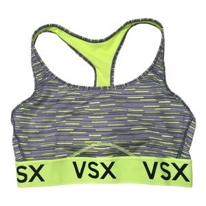 Victoria’s Secret sports bra green gray size Small *